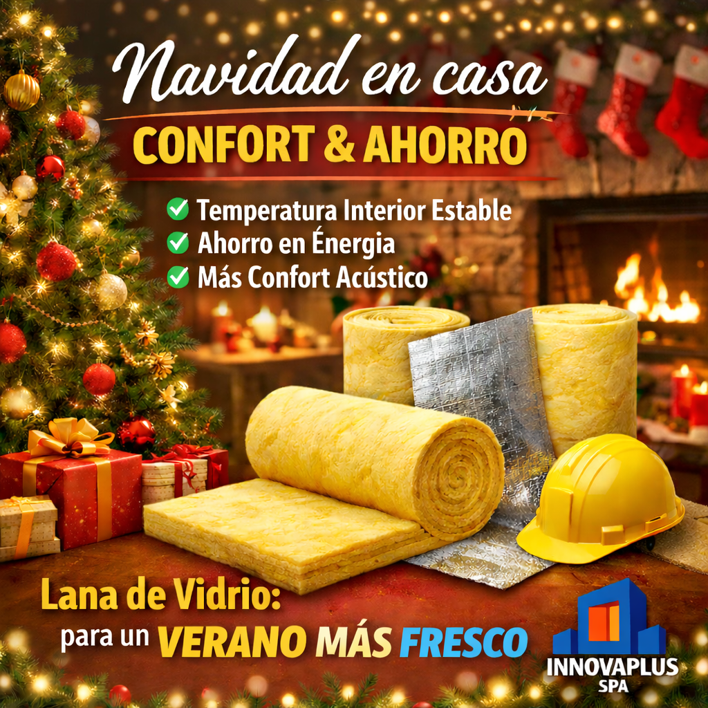 Navidad confortable con lana de vidrio