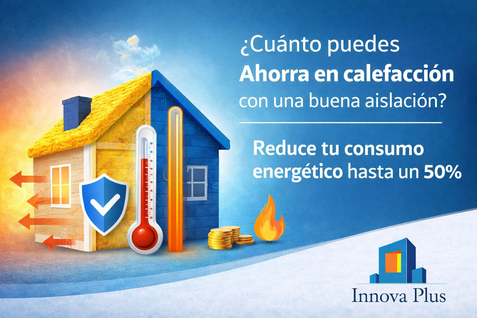 Ahorro energético con lana de vidrio